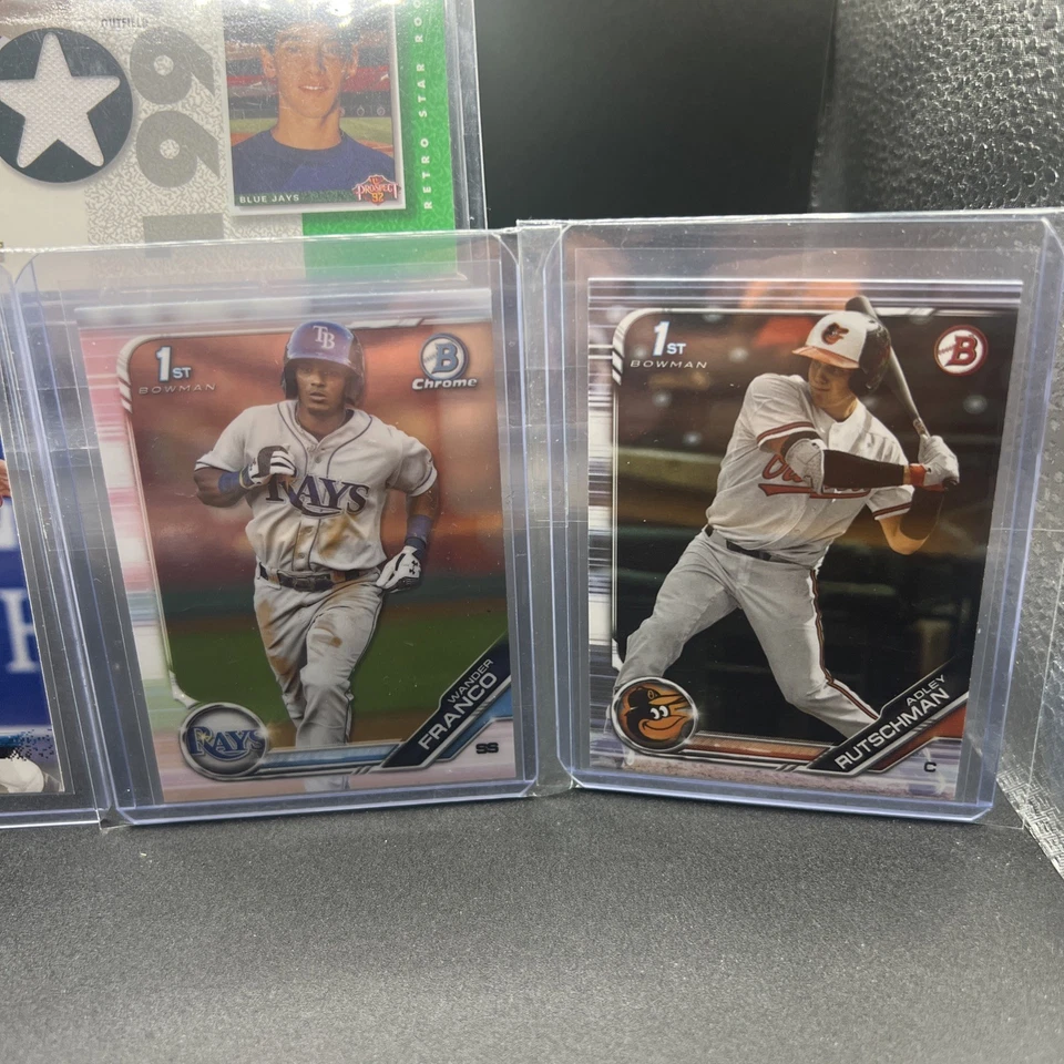 Baseball Fun Pack. Green, Damon, Tebow, Franco & Rutschman. Green-Game Worn. - Imagem 4 de 4