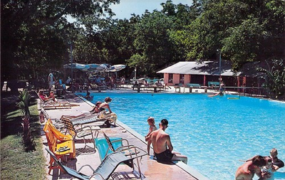 #ad 1969 Camp Landa New Braunfels TX Swimming Pool MINT Postcard N9 $20.00