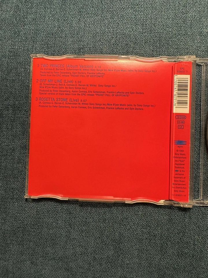 Spin Doctors - Two Princes (3 Track Maxi-CD, 1993) - Bild 2 von 3