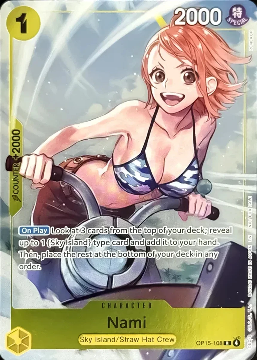 Nami OP15-108 Adventure on Kami's Island for sale | eBay