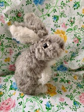 Vintage R Dakin Pillow Pet 8  Realistic Plush Stuffed Animal Brown/Gray