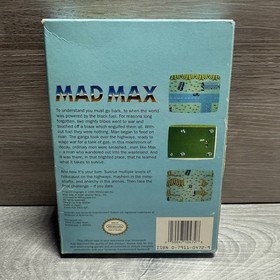 Mad Max NES (Nintendo Entertainment System) Box & Game Tested Working With Box