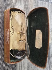 Vintage Rimless Eyeglasses Antique Frameless 1/10 12K Glasses