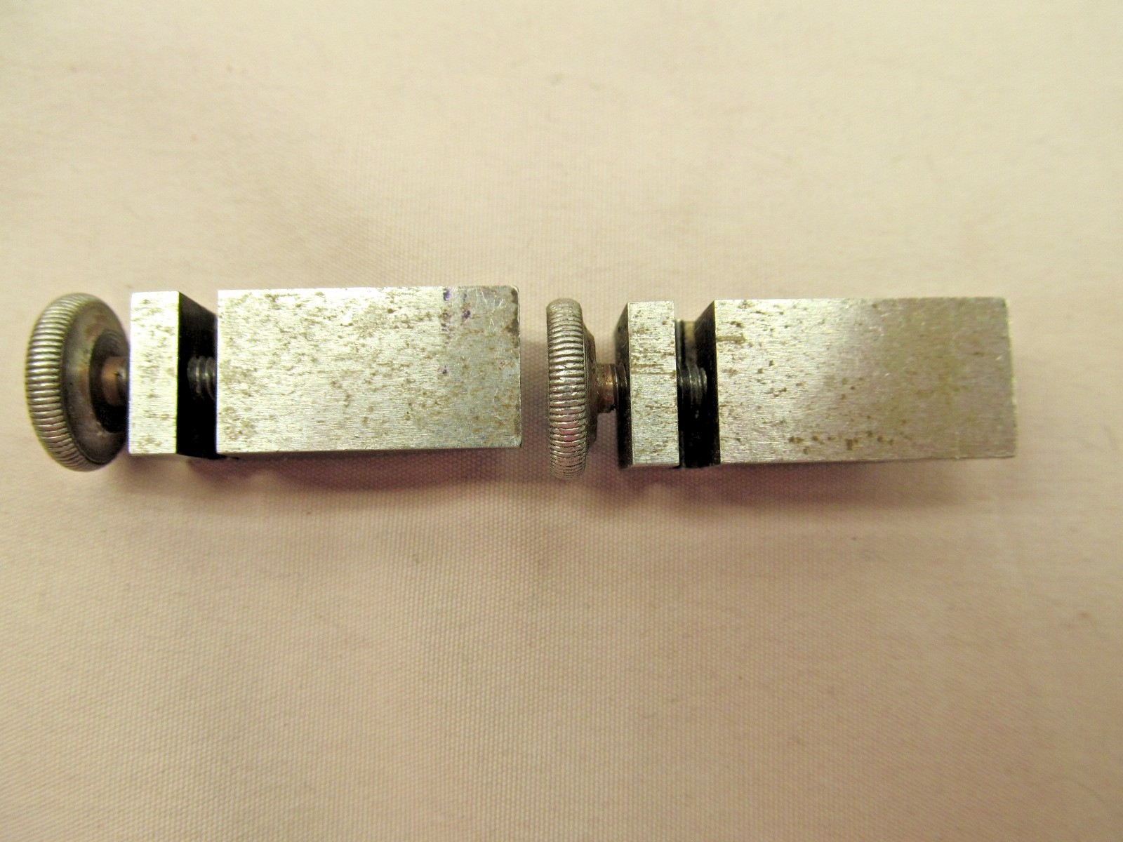 Set / Pair of LS Starrett No.298 Key Seat Rule Clamps, USA