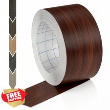 Wood Grain Repair Tape Red Walnut 2.4in x 100ft Adhesive