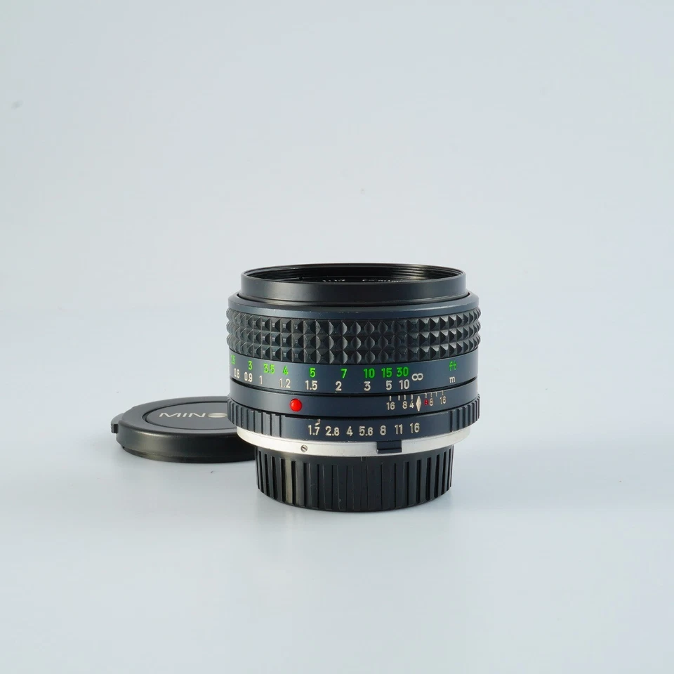 EXCELLENT MINOLTA MC ROKKOR-PF 50mm F/1.7 Prime Lens