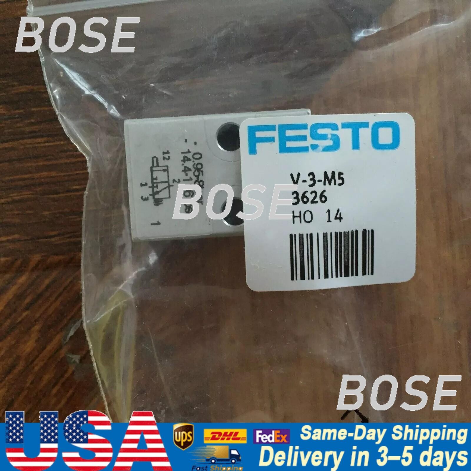 New Festo 3626 V-3-M5 Stem actuated valve