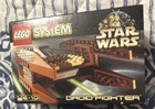 LEGO Star Wars Droid Fighter 7111 62 pcs Box Vintage Complete Set Age 6-10