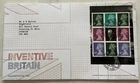 GB QEII 2015 Inventive Britain Prestige Booklet Machin Pane RM FDC Bionic Hand