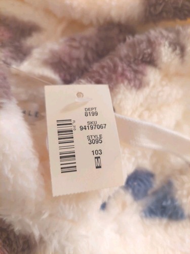 NEW! Aeropostale White Southwestern Fleece Sherpa Pullover Hoodie Wms Size M $60 - Picture 6 of 10