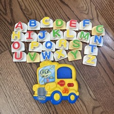 LeapFrog Fridge Phonics Magnetic Alphabet ABC SCHOOL BUS Tad Letters Tested