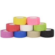 9 Rollen Selbstklebend Pflaster Rolle 2,5cm x 4,5m Verband Bandage Elastische