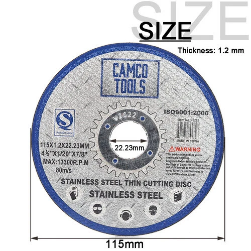 5/10/20Pcs 4.5 Inch Ultra Thin Resin Cutting Disc 115mm For Metal Angle Grinder - Image 2 of 4