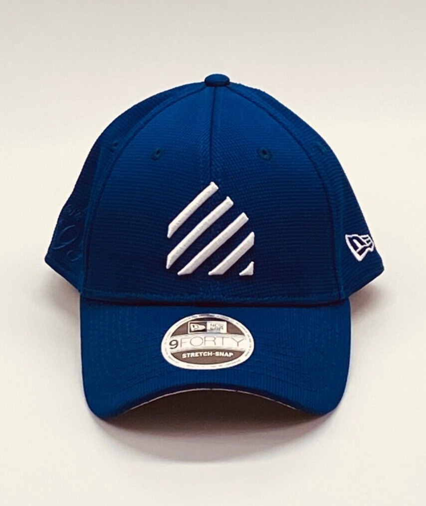 New Era 9Forty Stretch Snap Adjustable Navy Blue Baseball Hat Cap