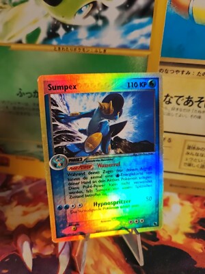 Pokemon Karte Card Sumpex Swampert Ex Ruby Saphire Reverse Holo Ink Error 