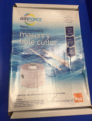 B&Q Airforce 90mm High Performance Masonry Hole Cutter With SDS