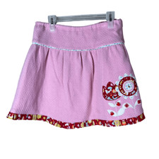 Coco Bonbons Girls Pink Wool Skirt Size 8