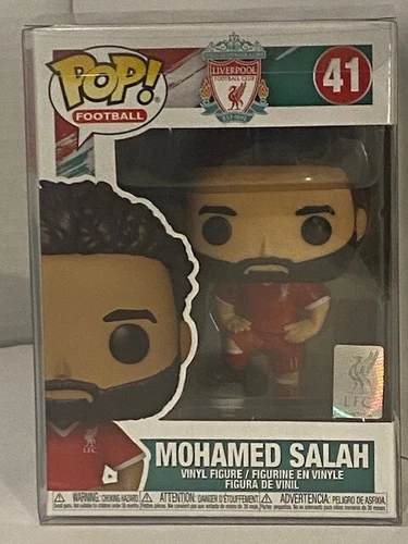 Funko POP! Football 52173 Liverpool Mohamed Salah #41 w/ Protector - Brand New!