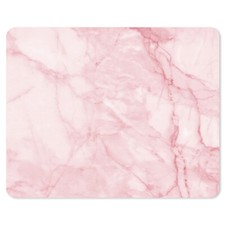 Mauspad Marmor-Look I 24 x 19 cm rund I Mousepad in Standard-Größe, rutschfest I