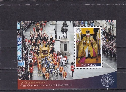 Bahamas mnh Bogen Krönung von König Charles 3 Royalty 2023