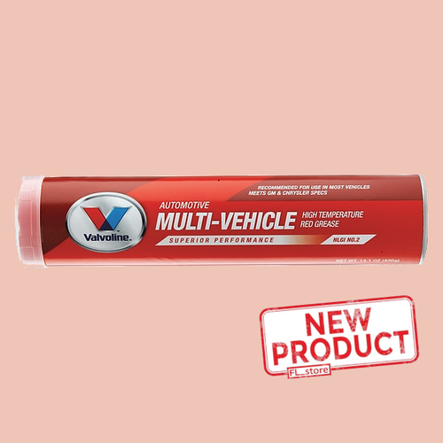 14.1 Oz High Temp Red Grease Cartridge Disc Brakes Wheel Bearings