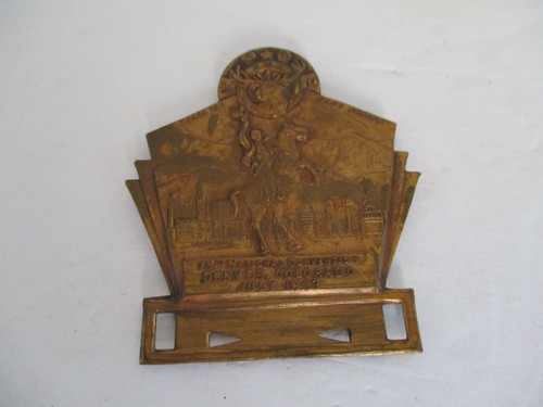Elks BPOE 1937 Commemorative Medal, 73rd National Convention Denver Colorado