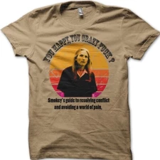 Smokey you happy Crazy Fxck Dude The Big Lebowski funny printed t-shirt 8963