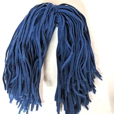 Wool Strip Rug Hooking BRADFORD BLUE #5319 18" long #6 cut 100 ct Dorr Mill