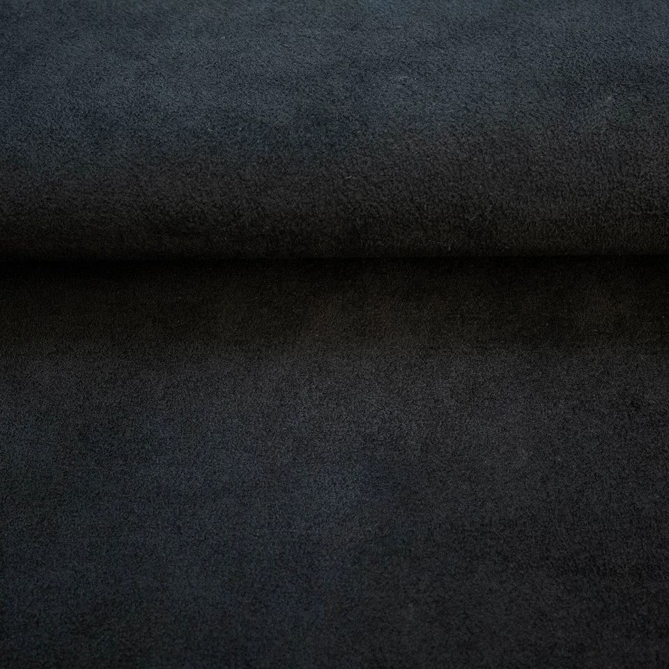 Tela de panel genuina negra Alcántara (9040) para tarjetas de tablero de borde de techo de automóvil Foto 4 de 4