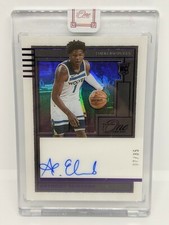 2020-21 Panini One and One Anthony Edwards Rookie Auto 7/35!