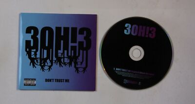 3OH!3 Don't Trust Me UK Cardcover CDSingle 2009
