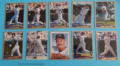 2000 Topps Tampa Bay Rays Team Set 18 Cards Wade Boggs C Floyd Combine Shipping
