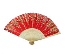 Hand Fan with Wooden Slab