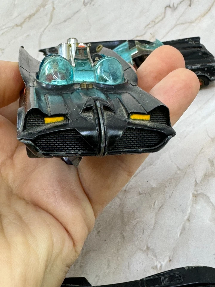 2 RARE CORGI TOYS No 267 VINTAGE 1966 BATMAN 'S BATMOBILE Plus One Current One - Image 3 of 4
