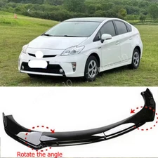 For Toyota Prius Corolla Front Bumper Lip Splitter Spoiler Body Kit Glossy Black