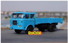 1:24 JN150 Truck Alloy Diecast Metal Car Model Display Hobby Toys Blue/Silver