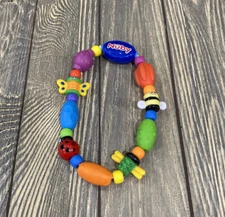 Nuby Butterfly Bee Ladybug Teething Ring Bracelet Toy Baby Toddler Multicolor