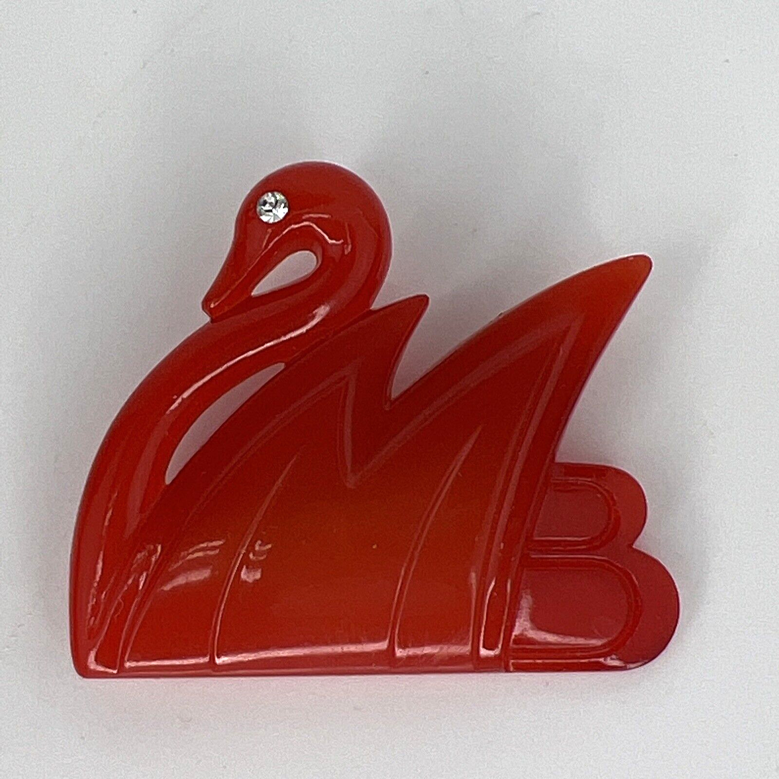 Vintage ARN ART DENMARK Red Swan Plastic Danish B… - image 12
