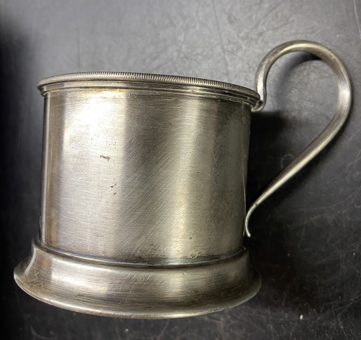 VINTAGE PODSTAKANNIK German Cup Holder Art Krupp Berndof 1900-1940