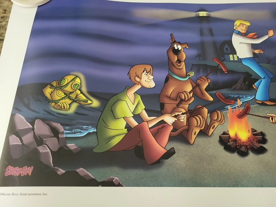 Classic Momen "Scooby Doo Picnic" 17"x30.5" Serio lithograph, W/COA - Image 3 of 4