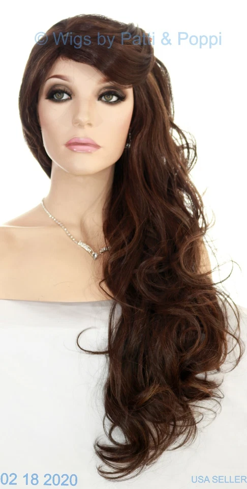 LARGO | RIZADO SEGURO CONTRA EL CALOR | PELUCA SUPERIOR PIEL | CLR FS4.27 | PRECIOSO SEXY 1041 Foto 4 de 4