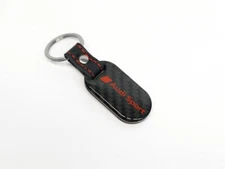 Genuine Audi Key Chain - Audi Sport Carbon Fiber ZAW-087-610-A