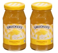Smucker's Pineapple Dessert Topping (Pack of 2) 11.75 Ounce Jars