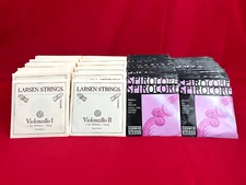 Genuine Cello String Set Larsen Cello A, D ,  Spirocore Cello Chrome G , C 4/4