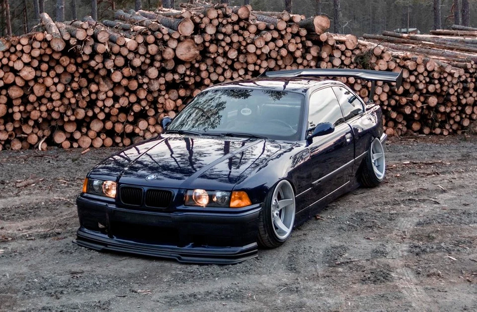 BMW 3 Series E36 Front lip Spoiler GT - M3 M-Sport Aleron - Imagen 4 de 4