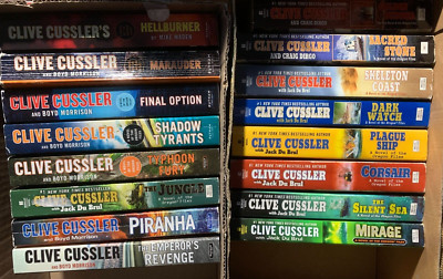 Oregon Files Series Set 1-18 Clive Cussler PB lot Typhoon Marauder Hellburner