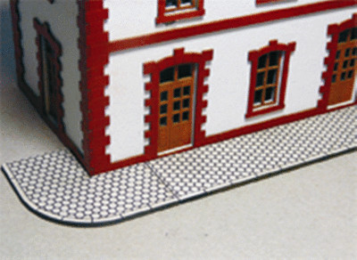 HS  Proses PLS-018 Fussgängerwegteile Sechseckplattenmuster Lasercut Bausatz