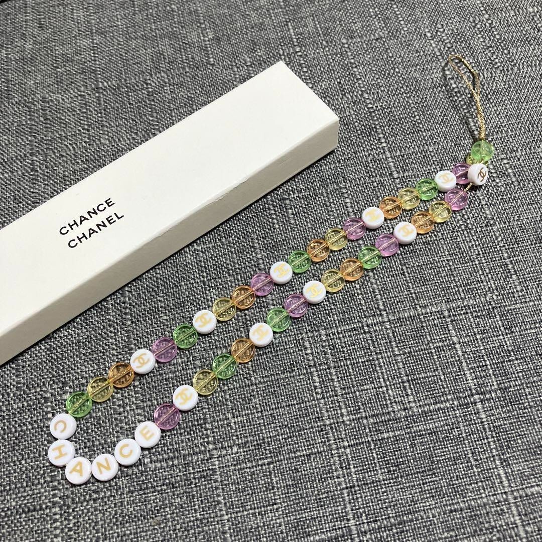 Chanel Novelty Chance Strap 4 Color Beads Here Mark JAPAN | eBay