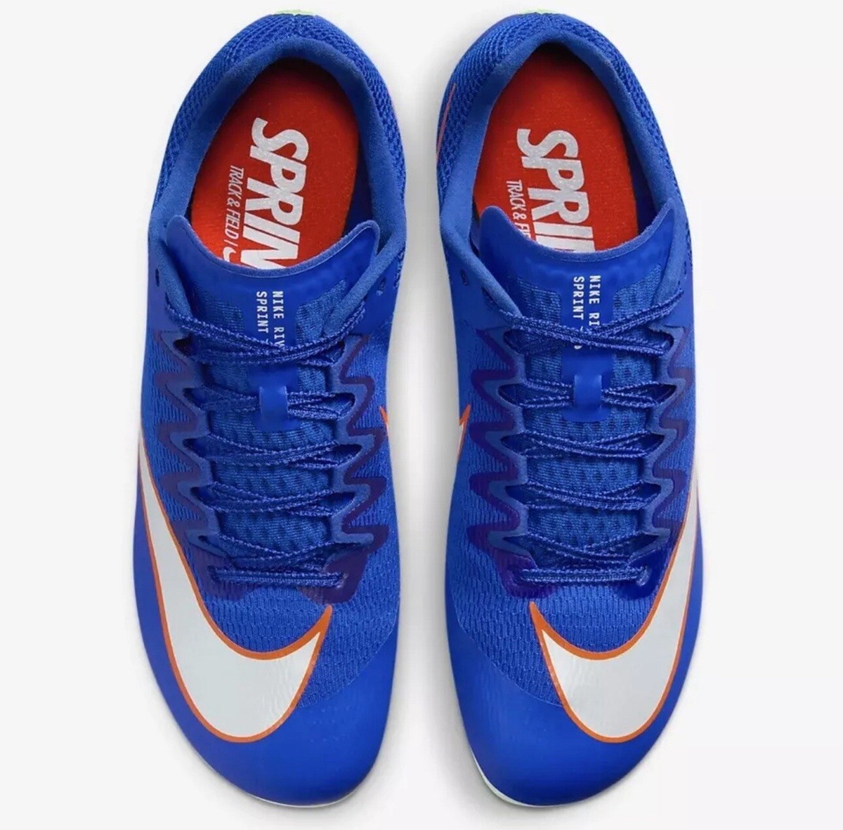 Nike Zoom Rival Sprinter Track Spikes Racer Blue Lime DC8753-401 Men\'s Size 9.5 Nike Zoom Rival Sprint Track Spike – Portland Running Company main image 3
