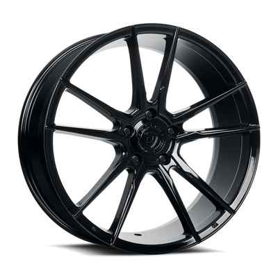 DOLCE Performance Vain Rim 19X8.5 5X112 Offset 28 Gloss Black (Quantity of 1)